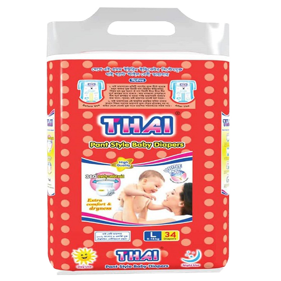 Thai Baby Diaper Pant L 9-16 kg