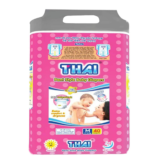 Thai Baby Diaper Pant M 5-12 kg