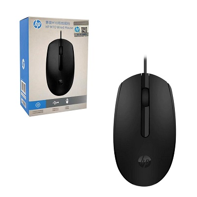 HP M10 Wired Mouse (Black)